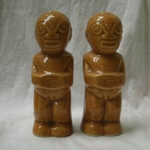 Trader Vics Tiki Figures Salt & Pepper Shakers
